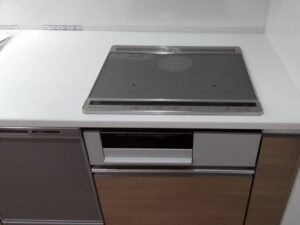千葉キッチン取付け隊　ガスコンロをIHヒーターに交換　施工後
